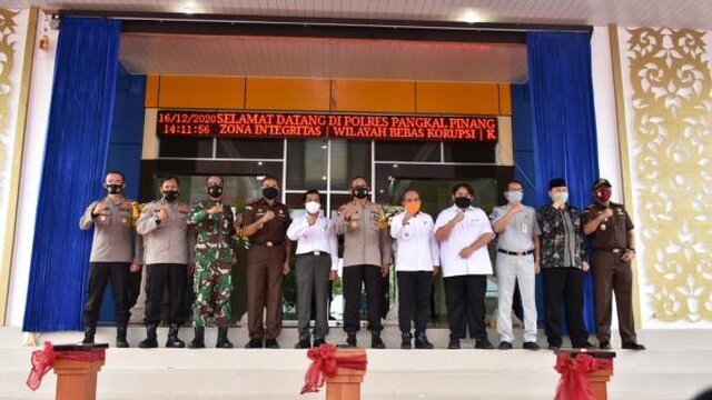 Wagub Babel Hadiri Peresmian Gedung Polres Pangkalpinang