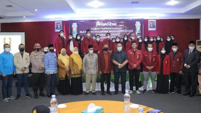 Gubernur Babel Hadiri Pelantikan Dewan Pimpinan Daerah Ikatan Mahasiswa Muhammadiyah 2020-2022