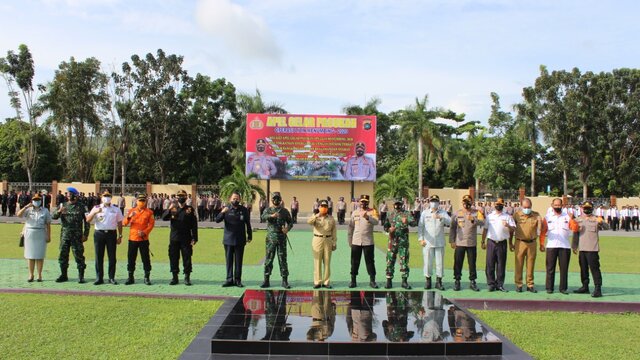 KOREM 045/GAYA SIAPKAN PERSONEL BANTU POLRI PAM NATAL DAN TAHUN BARU