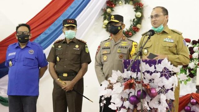 Pastikan Malam Natal Aman, Gubernur Babel Kunjungi Gereja-Gereja di Pangkalpinang