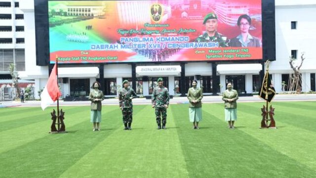 Kasad Pimpin Acara Penyerahan Tugas dan Jabatan Wakasad
