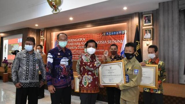 Peringati Hari HAM Sedunia, Kabupaten/Kota di Babel Terima Penghargaan Peduli HAM
