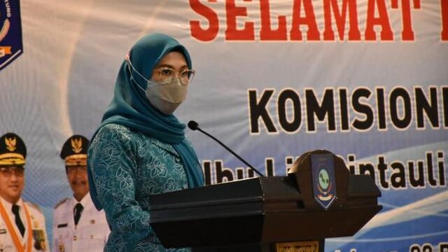 Ketua TP PKK Babel Mewisudakan 150 Siswa Sekolah Perempuan Sekuntum Melati