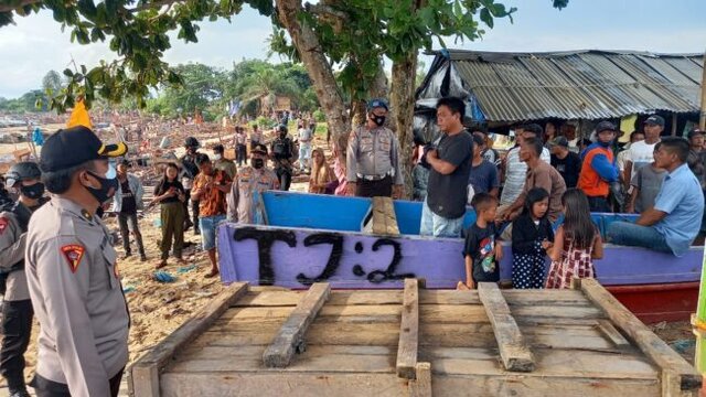 Setelah Adanya Himbauan Dari TNI/Polri, Para Penambang Di Suka Damai Toboali Hentikan Aktifitasnya