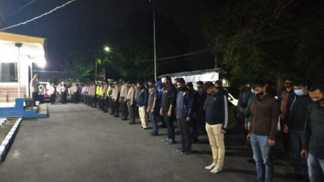 Polres Babar Lakukan Patroli Gabungan Pada Malam Pergantian Tahun Baru