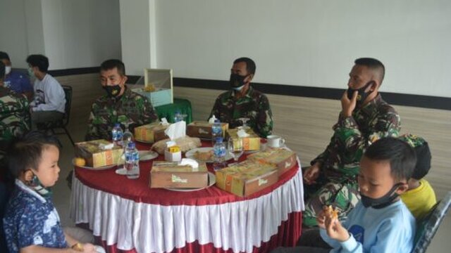 Syukuran HUT ke-75 Kodam II/Sriwijaya Di Makorem 045/Gaya Dilaksanakan Dengan Sederhana
