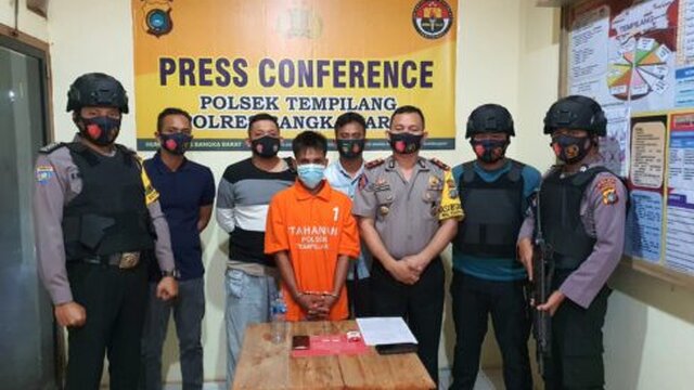 Tim Unit Reskrim Polsek Tempilang Polres Bangka Barat Berhasil Ungkap Kasus Narkoba