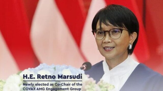 Menlu Retno LP Marsudi Terpilih Menjadi Co-Chair COVAX-AMC EG