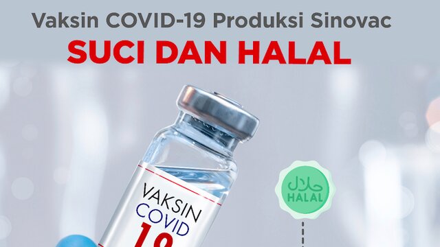 MUI Tetapkan Vaksin COVID-19 Produksi Sinovac Halal dan Suci