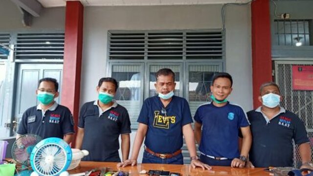 Ciptakan Situasi Kamtib, Petugas Lapas Kelas IIB Tanjungpandan Gelar Razia Blok
