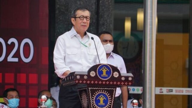 Yasonna Laoly : Tidak Ada Sanksi Pidana Bagi Yang Tidak Mau di Vaksin