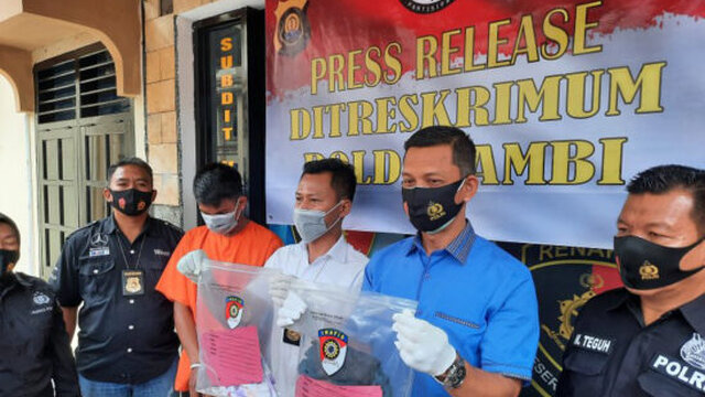Diduga Cabuli Seorang Bocah, Oknum Satpam di SPBU Muaro Jambi Ditangkap Polisi