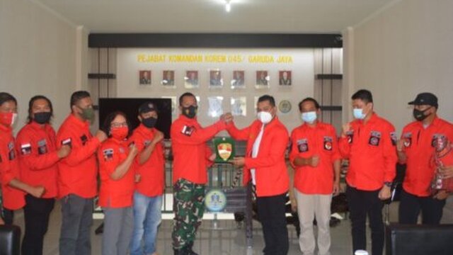 PBB Babel Audensi Dengan Danrem 045/Garuda Jaya