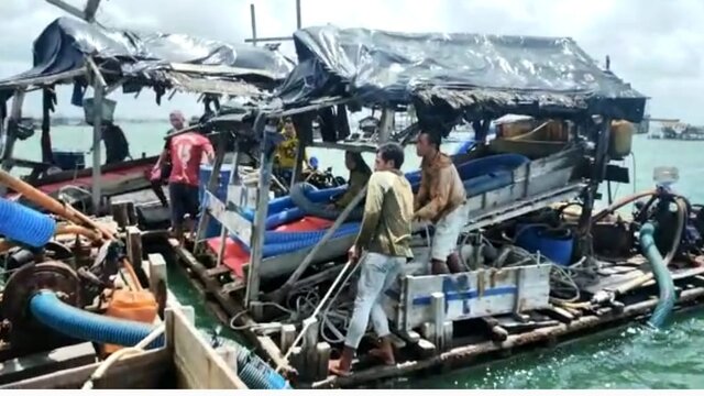 Penampung Timah Di Perairan Teluk Kelabat Dalam Ditangkap Ditkrimsus Polda Babel