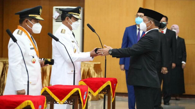 Mendagri Lantik Robert Simbolon Sebagai Penjabat Gubernur Bengkulu
