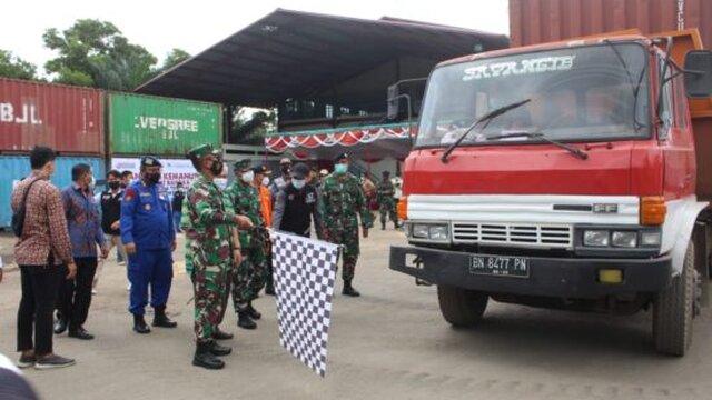 Danrem 045/Gaya: Terima Kasih Kepada Masyarakat Babel Atas Donasi Bencana Alam Sulawesi Barat