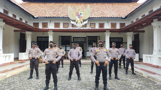 Kasat Sabhara Himbau Protokol Kesehatan Kepada Masyarakat Bangka Barat