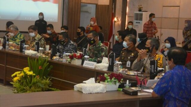 Danrem 045/Garuda Jaya Hadiri Rakor BKSAP DPR RI