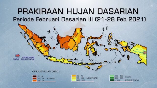 Hampir Seluruh Wilayah Indonesia Sudah Masuk Musim Hujan
