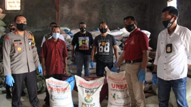 Polda Jawa Tengah Berhasil Mengamankan 14,95 Ton Pupuk Bersubsidi