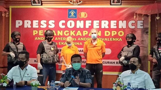 Polri dan Imigrasi Tangkap Buron Interpol Asal Rusia di Bali