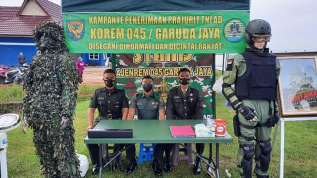 Korem 045/Gaya Kampanye Kreatif Penerimaan Calon Prajurit TNI AD Sepanjang Tahun 2021