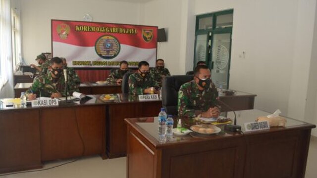 Sinergitas dan Libatkan Seluruh Komponen Bangsa, Strategi Korem 045/Gaya Atasi Pandemi Covid-19