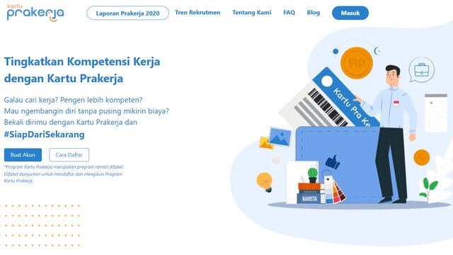 Syarat dan Cara Ikut Seleksi Pendaftaran Kartu Prakerja Gelombang 12