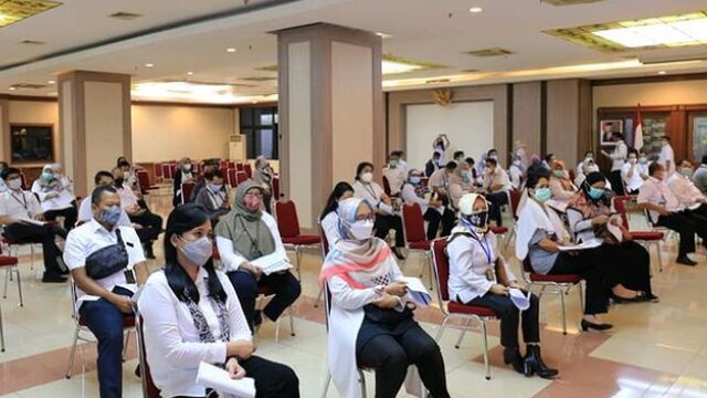 Vaksinasi Covid-19 Bagi Pegawai Kementerian PUPR Mencapai 2.316 Orang