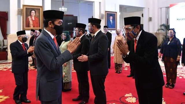 Presiden Jokowi Saksikan Pengucapan Sumpah/Janji Anggota Ombudsman RI
