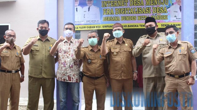 Internet Desa Sejalan Dengan Program Kerja Bupati Bangka Tengah