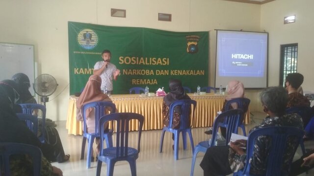 Satres Narkoba Polres Babar Sosialisasi Bahaya Penyalahgunaan Narkotika