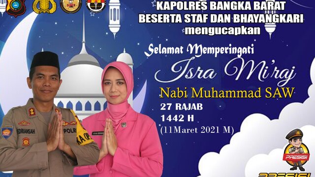Makna Peringatan Isra’ Mi’raj Menurut Kapolres Bangka Barat