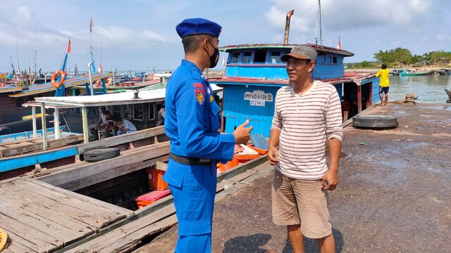 Sat Polair Polres Bangka Barat Rutin Laksanakan Giat Patroli Sambang