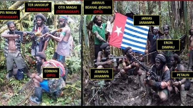 Empat Anggota KKB Papua Pimpinan Joni Botak Berhasil Ditangkap