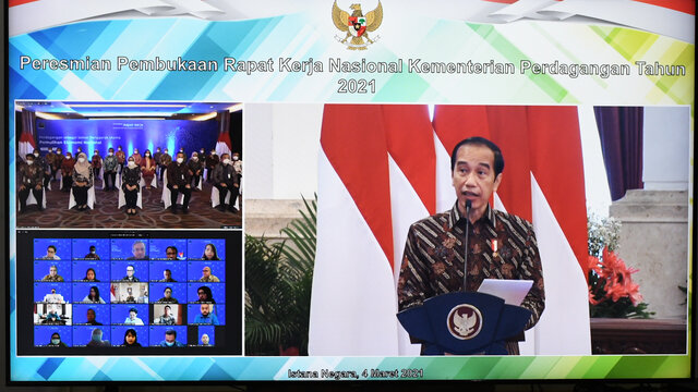 Presiden Dorong Sektor Perdagangan Berkontribusi Besar Bagi Pemulihan Ekonomi