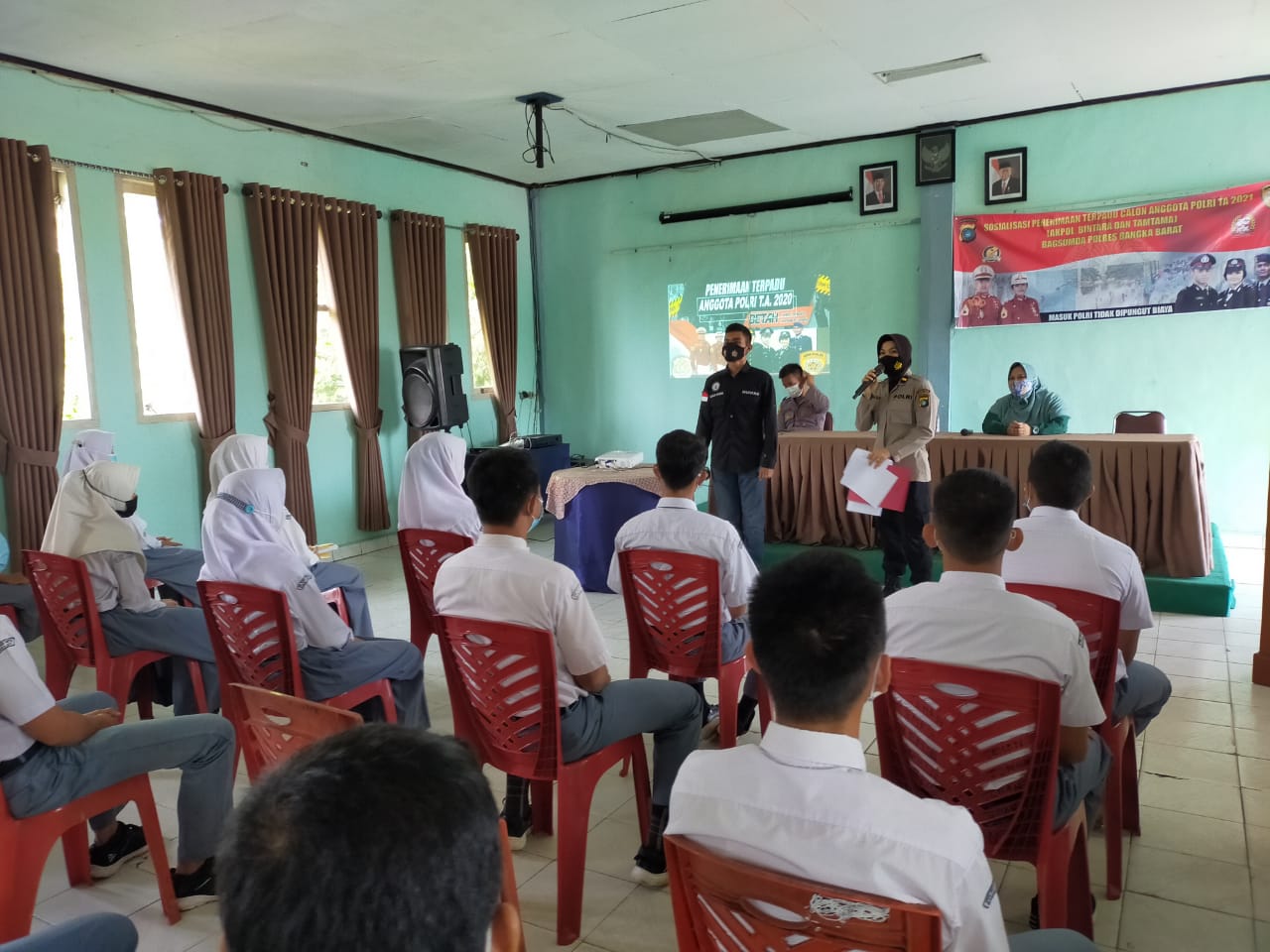 Sosialisasi Penerimaan Polri