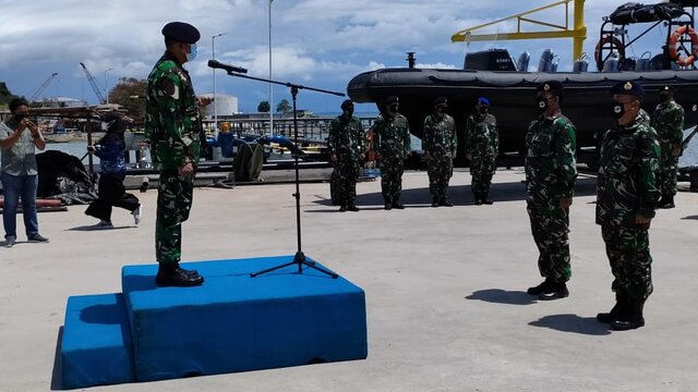 Danlanal Babel Pimpin Peluncuncuran RHIB dan Pengawak