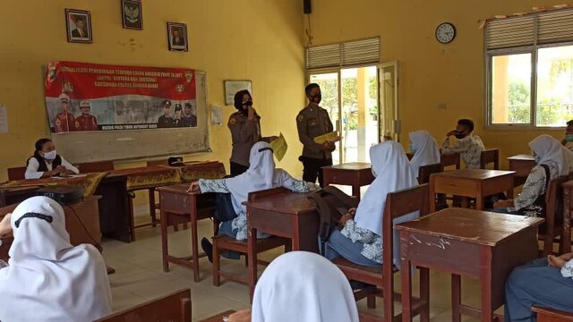Bag Sumda Polres Babar Sosialisasi Penerimaan Anggota Polri 2021