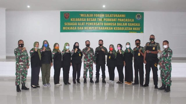 Korem 045/Gaya Melaksanakan Komunikasi Sosial Bersama KBT