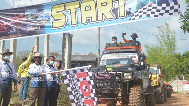 Danrem 045/Gaya Ikuti Jerangkat Adventure Gubernur Babel 2021