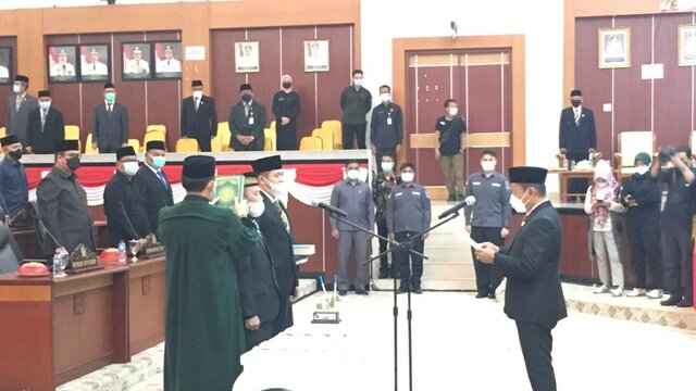 DPRD Babel Lantik Mansah dan Harianto