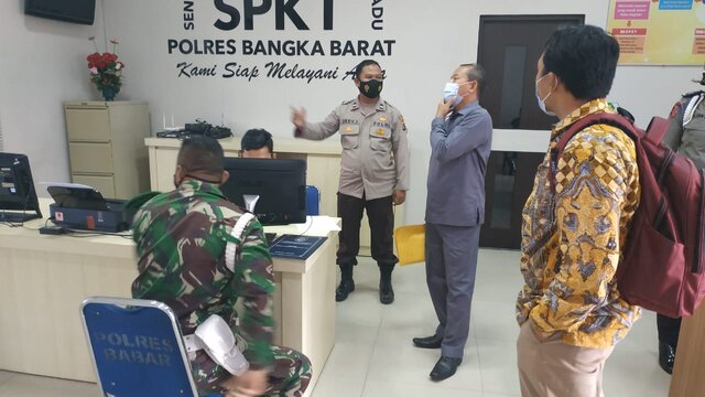 Puslitbang Polri Adakan Penelitian dan Supervisi di Polres Bangka Barat