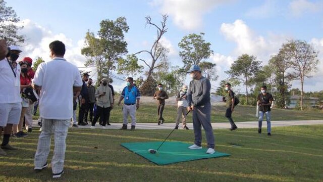 Gubernur Babel Buka Turnamen Golf Skala Nasional di Belitung