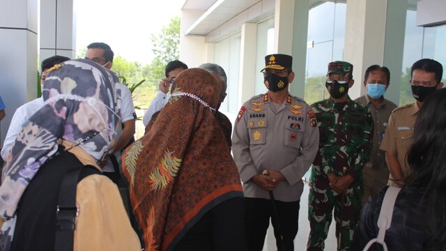 Danrem 045/Gaya Sambut Kunjungan Wakil Ketua Komisi IX DPR RI
