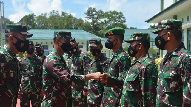 Laksanakan Pengawasan Pembinaan Satuan, Waasops Kasad Kunjungi Korem 045/Gaya