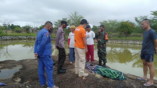 Seorang Remaja Tewas Tenggelam di Kolong Perumahan The Bukit Muntok