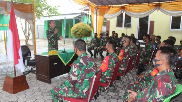 Danrem 045/Gaya Buka Penyelengaraan Pendayagunaan Koramil Model