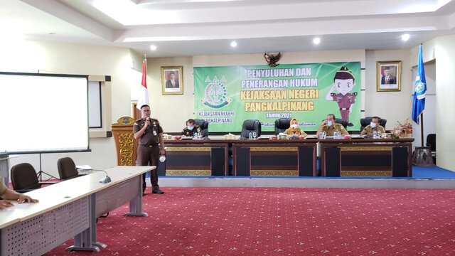 Cegah Tipikor Pada Proyek Pemerintah, Kejari Pangkalpinang Gelar Penerangan Hukum