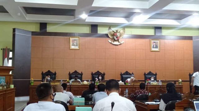 DPRD Bateng Rapat Selesaikan Tapal Batas Desa Penyak - Terentang III